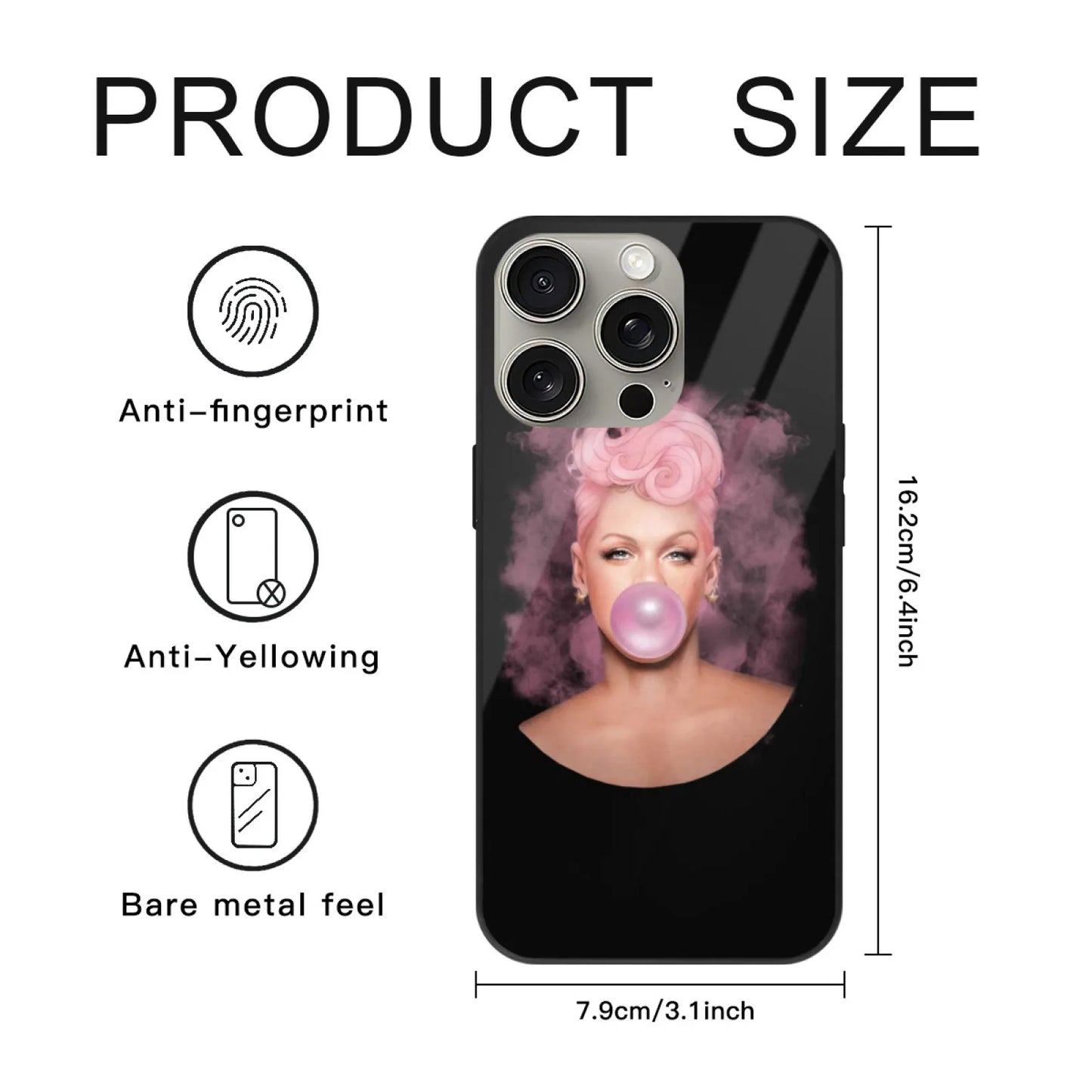 Bubblegum Tour 2023 Summer Pink P Nk P Nk Carnival 1 Phone Cases For Iphone 11 12 13 14 15 16 Pro Max Plus Tempered Glass Cover