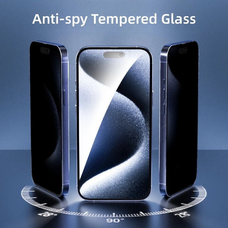 1-4PCS Privacy Tempered Glass For IPhone 15 Pro Max 14 13 12 11 Full Cover Screen Protector For iPhone 14ProMax Anti-spy Glass