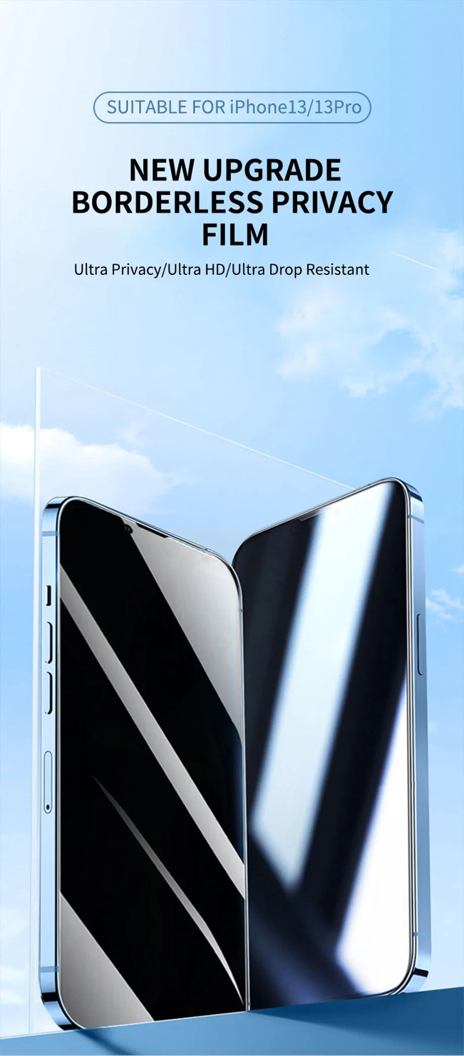 6IN1 Anti-Spy Tempered Glass For iPhone 14 13 12 11 15 Pro Max Camera Screen Protector For iPhone 11 13 12 14 15 Plus Pro Glass