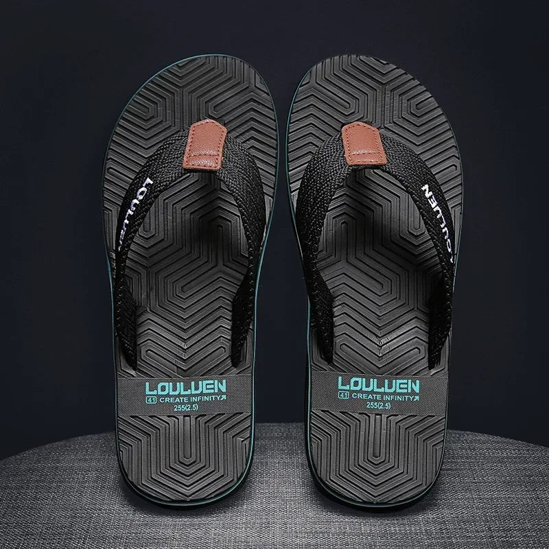 Men Summer High Quality Flip Flops Men Beach Slippers Fashion Outdoor Flip Flops Casual Breathable Slippers for Men New Sandals