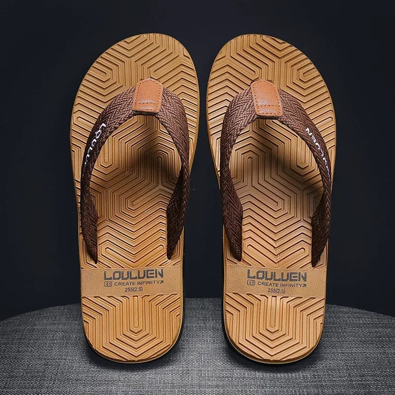 Men Summer High Quality Flip Flops Men Beach Slippers Fashion Outdoor Flip Flops Casual Breathable Slippers for Men New Sandals