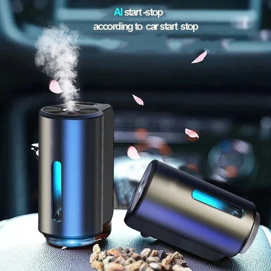 Car Air Freshener Electric Auto Aroma Diffuser Car Air Vent Essential Oil Mist Humidifier Fragrance Diffuser Aromatherapy