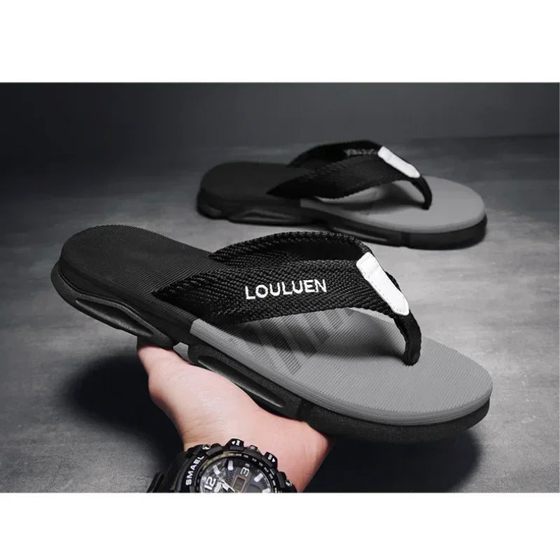 Men Summer High Quality Flip Flops Men Beach Slippers Fashion Outdoor Flip Flops Casual Breathable Slippers for Men New Sandals