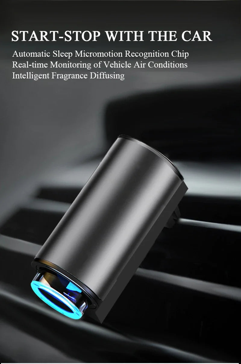 Car Air Freshener Electric Auto Aroma Diffuser Car Air Vent Essential Oil Mist Humidifier Fragrance Diffuser Aromatherapy