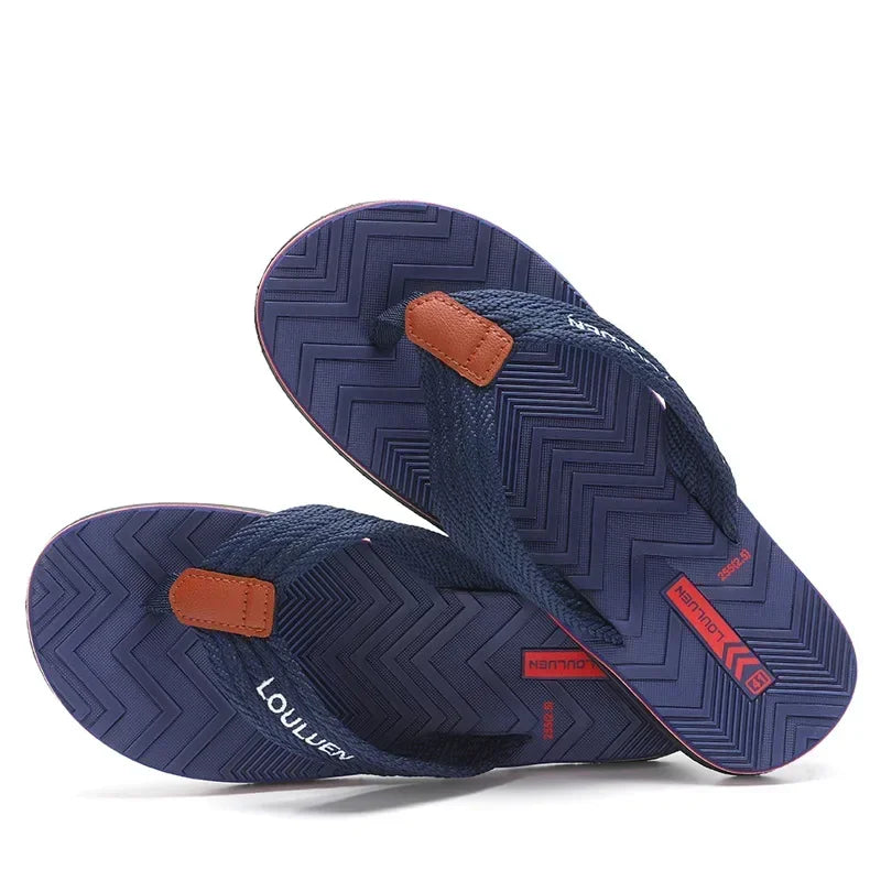 Men Summer High Quality Flip Flops Men Beach Slippers Fashion Outdoor Flip Flops Casual Breathable Slippers for Men New Sandals